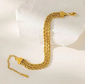 Three-Twist Chain Bracelet