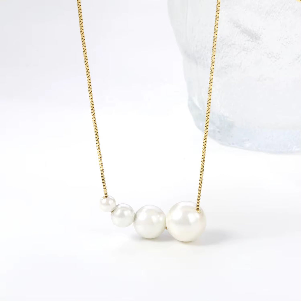 Four Pearl Necklace