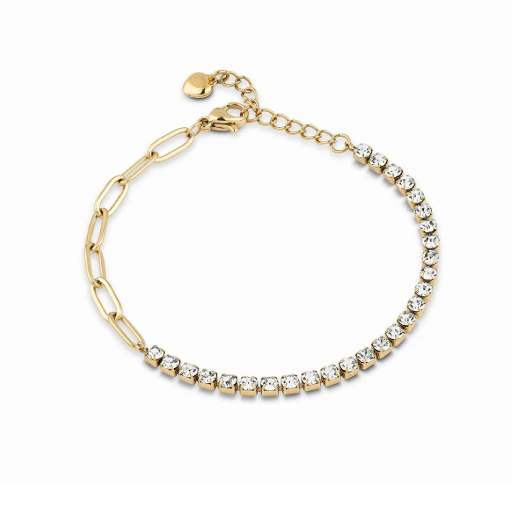 Diamond & Chain Bracelet