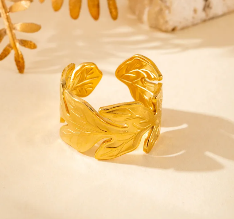 Leaf Cuff Ring