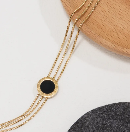 Roman Black Bracelet