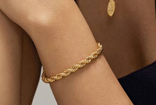 Rope Chain Bracelet - Gold